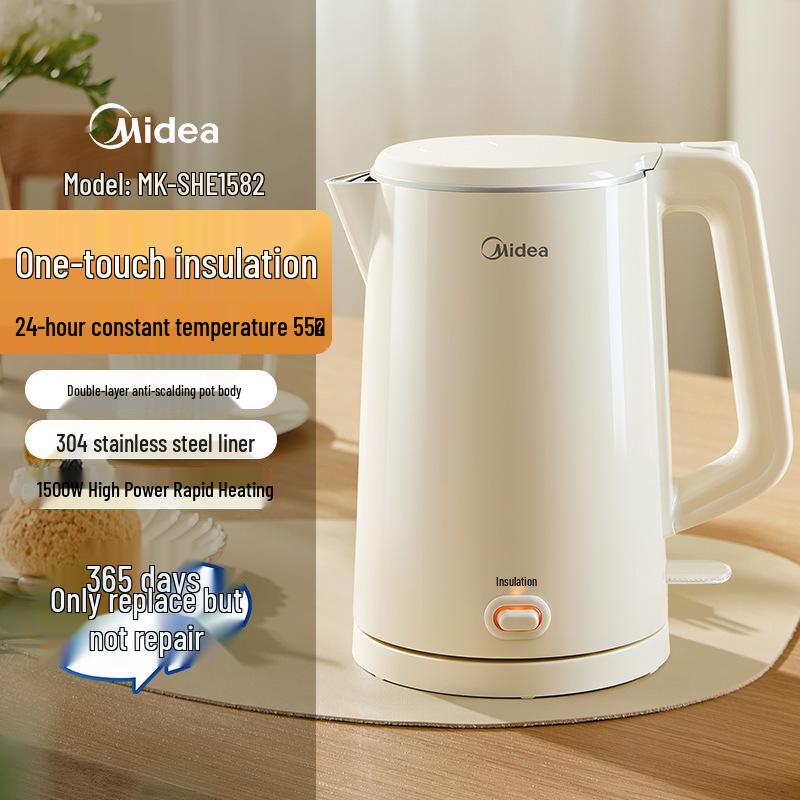 Электрический чайник Midea MK-SHE1582 с функцией поддержания тепла