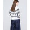 Son Jung Wan Women Boat Neck Embroidery Stripe Knit Zkn6262151