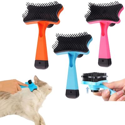 Tierhaarentfernungsbürste Hundehaarkamm Automatische Haarentfernung Katzenkamm Haustierreinigung Pflegezubehör