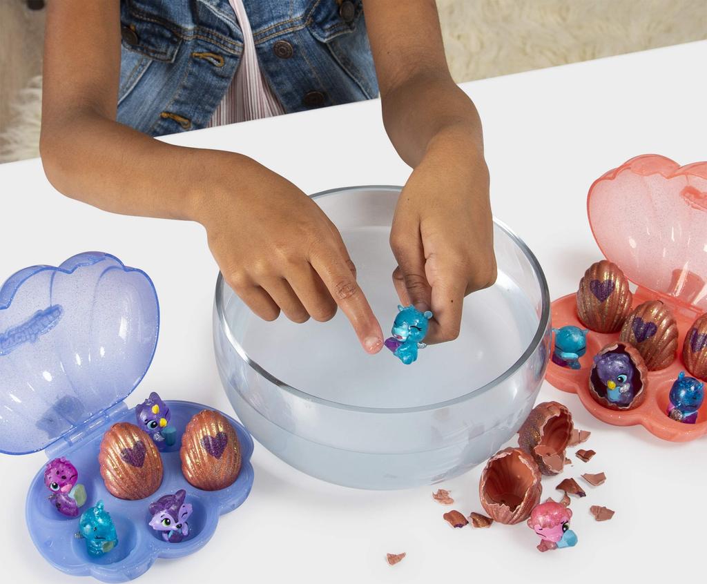 Hatchimals Mermal Magic 6 Pack Shell Carrying Case with Season 5 for Kids Aged 5 and Up May CollEGGtibles, CollEGGtibles, (Color Vary)