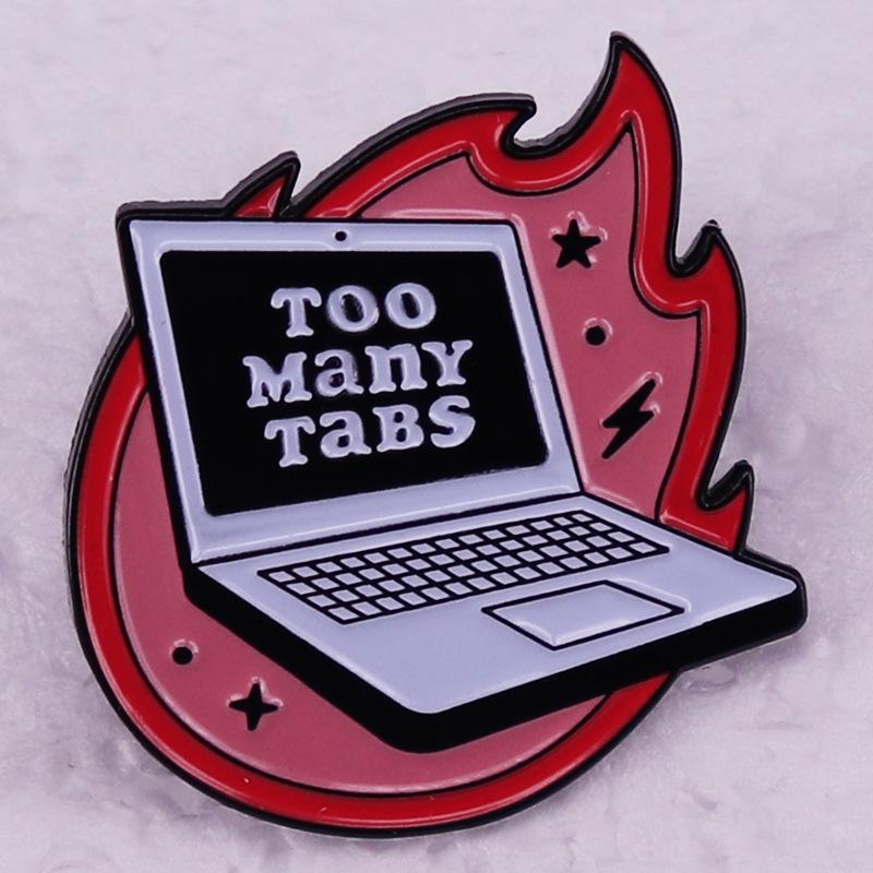 

Enamel Pin - Fun Badge for Laptop, Backpack, Hat & Cute Gift