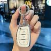 3 Button Tpu Car Key Case Cover Holder Keychain Fob For Hyundai Tucson Santa Fe Rena Sonata Elantra Creta Ix35 Ix45 I10 I30 I40