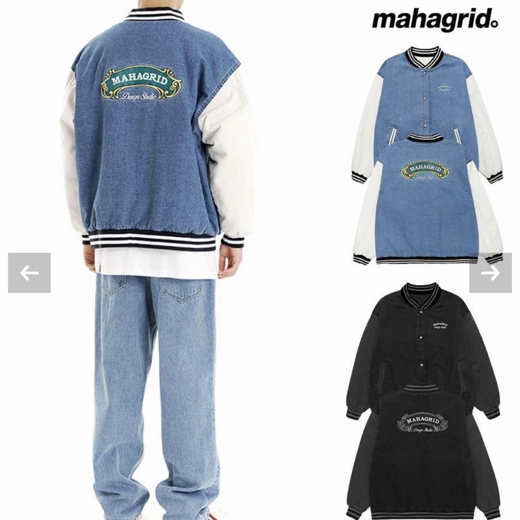 [USED] Mahagrid Straykids Reno Wears Denim Jacket, Size M