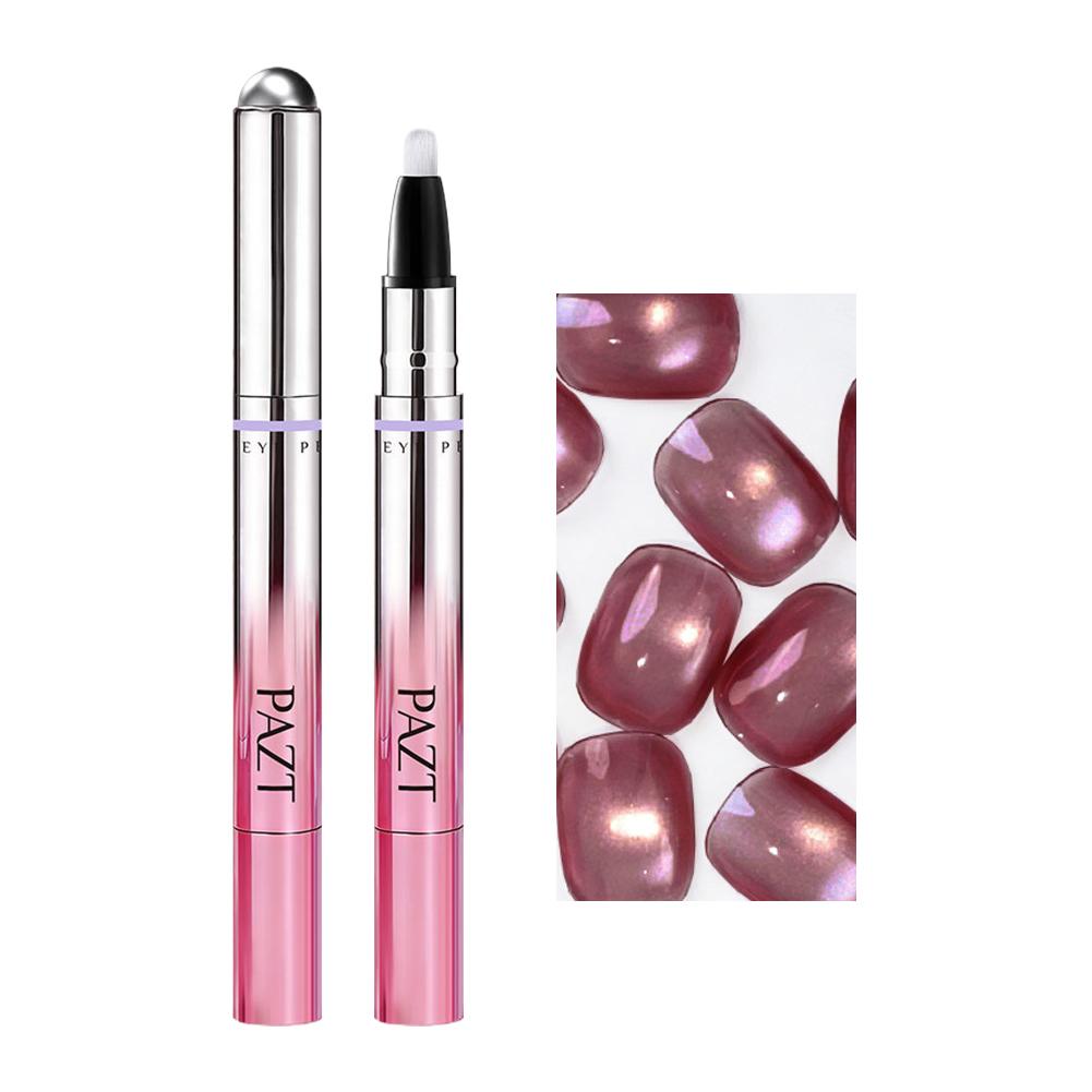 6-in-1 Katzenaugen-Magnetstift für Nägel All-in-One-Nagelkunststift für Gel-Nagellack Fauler Mann Maniküre-Aufbau-Stift für Nagelpflege-Werkzeug