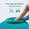 Press-Type Inflatable U-Shaped Neck Pillow for Travel and Office - Creative and Portable Neck Support Pillow