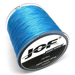 JOF Fishing Line Multicolor PE for Sea and Saltwater Fishing Lures 8 Strandd Braided PE 300M Zhejiang Customizable Fishing Ropes