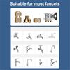 High Pressure Hose Nozzle Heavy Duty Metal Garden Hose Nozzle Multi Spray Modes Jet Mist Spray Nozzle for Garden Cleaning Car Patio Yard Pets