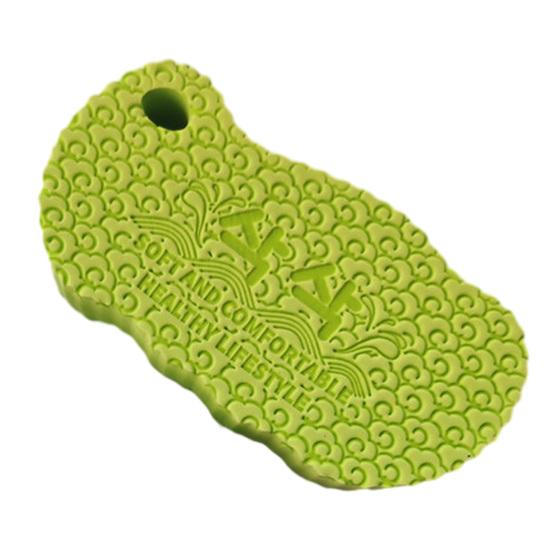 Bathing Sponge Cartoon Shape Baby Mud Bath Sponge Super Soft Gentle Painless Baby Shower Sponge Children Bath зелёный