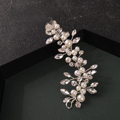 Bridal Rhinestone Pearl Headband - European & American Style Hair Accessories