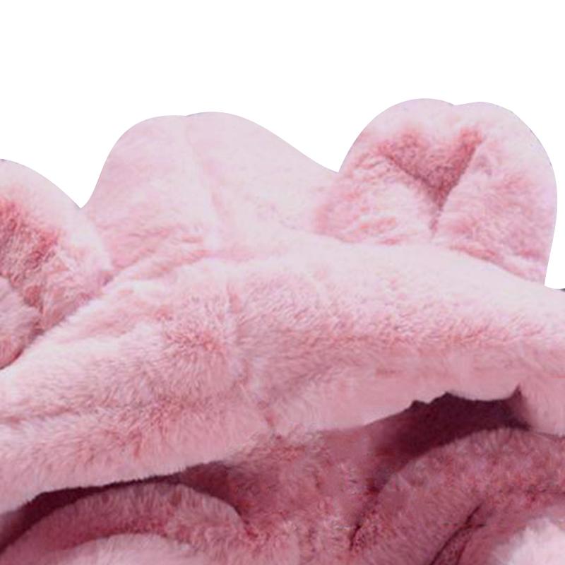 Dziewczęce jesienno-zimowe płaszcze polarowe z uszami, z kapturem, ze sztucznego futra, ciepłe kurtki, bluzy z kapturem, odzież wierzchnia na Halloween, Boże Narodzenie, stroje na imprezę