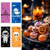 50PCS with Ties Halloween Gift Bag Cartoon Storage Bag Creative Candy Cookies Bag  Halloween