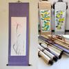 MIMIA Hänge-Set aus modernem und stilvollem japanischem großem Wandbehang Weiß für japanische Tuschemalerei und Kalligraphie und Schriftrollen, 2, Schlicht, Stil, Größe, Papier,