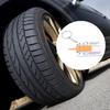 4pcs Small Treading Depth Checker High Seeability Scale Treading Gauges Tool for Quick Tire Inspection on All Vehicle Types