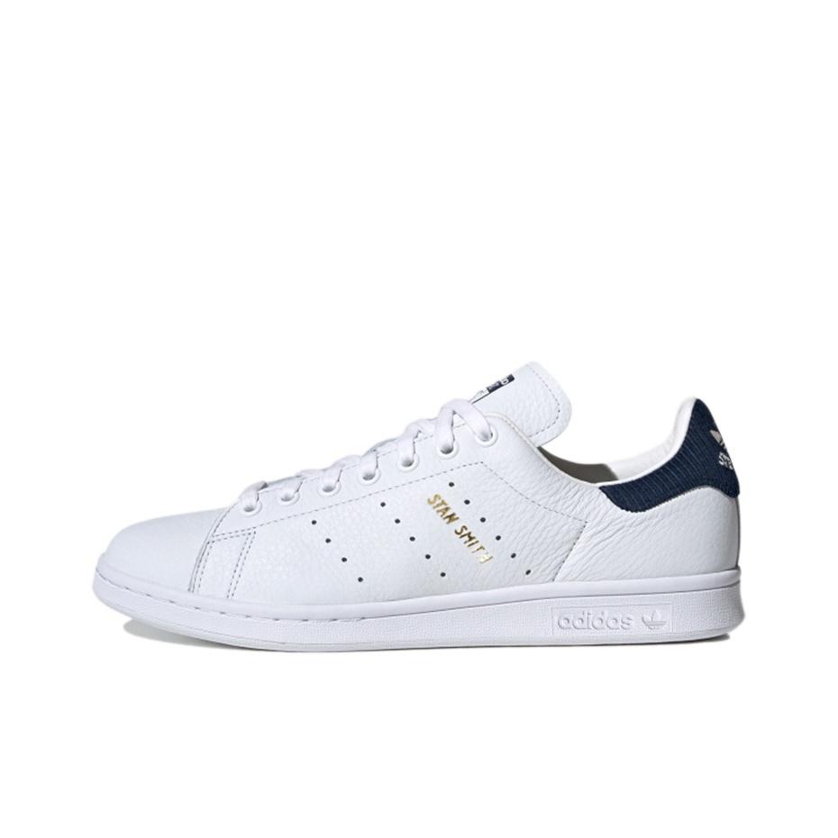 Adidas Originals Stan Smith Synthetic Leather Durable Low-Top Sneakers Unisex Sneakers White Blue FZ3476 36