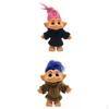 4 Inch Vintage Tiny Dolls Colored Hair Figures