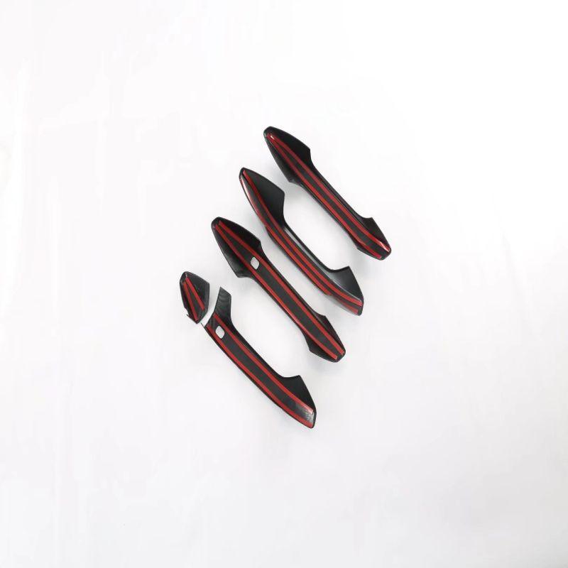 Applicable22Kia Lion RunSPORTAGE NQ5Door Bowl Handle Carbon Fiber Pattern Body Handle Shell Decorative