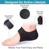 Heel Cover - Soft -abrasion Adjustable Warmth Cover - Silicone - Sports -absorbing Foot Cover