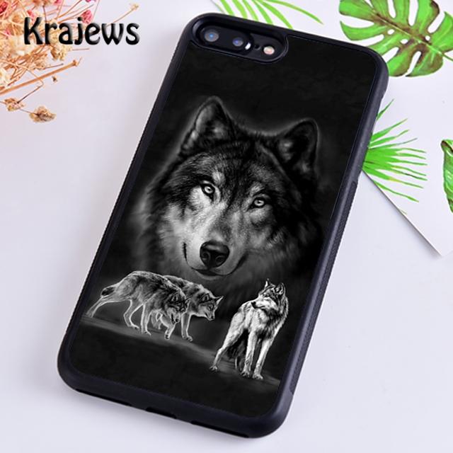 Howl of A Wolf Under The Moon pattern Phone Case Cover For iPhone 17 Air 16 15 14 plus 12 13 pro max