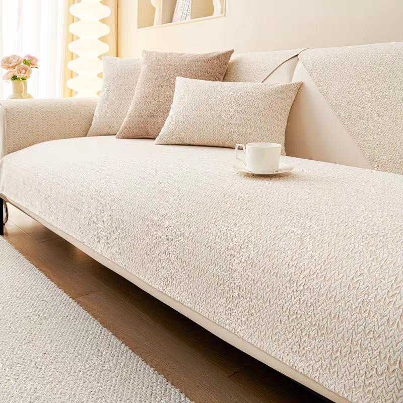 

Простая подушка для дивана на все времена года, подушка из шенилла, нескользящая, модное полотенце для дивана, однотонный чехол для дивана в гостиной 70*70cm