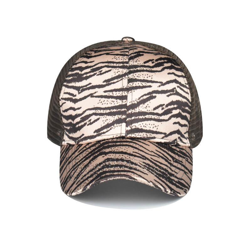 Leopard Print Hohe Pferdeschwanz Baseball Kappe Frauen Snapback Hut Sommer Mesh Hut Weibliche Mode Hüte Casual Verstellbare Kappe