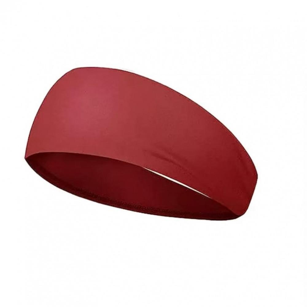 Breathable Elastic Sweat Headband, Moisture Wicking Sports Sweatband for Men Women Running Yoga Gym Basketball Outdoor Workout
