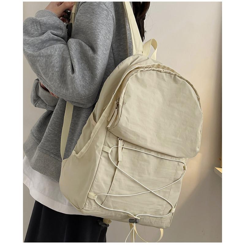 Outdoor Contrasting Color Backpack Trendy Light Travel Bag Mountaineering High-quality Junior High School Students Small Backpack