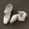 2025 Brand Women's Shoes Elastic Band Women's High Heels Fashion Square Toe Ballet High Heels Women's New Hot Sale Sandals Women