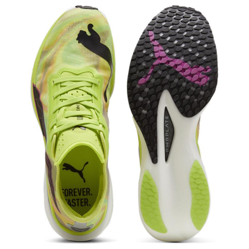 Puma Deviate Nitro 2 Lime Pow Black Men Sneakers Yellow Poison-Pink 380088-01