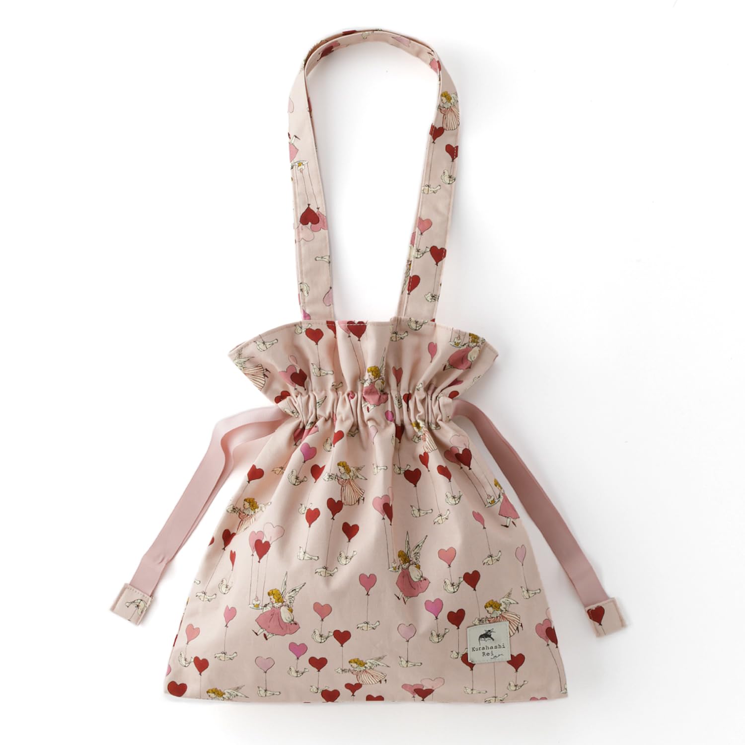 

Kurahashi Rei Drawstring Tote Bag Heart SKRF830 Kurahashi Rei Tsukurie