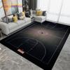 3D Creative Basketball Basketball Court Area Rug,Carpet Rug for Living Room Bedroom,Kitchen Bathroom Doormat Non-slip Floor Mat