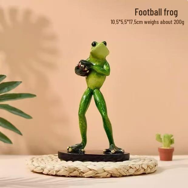Yoga Frog Figurine Birthday Gift - Ideal for Bedroom, Study, Living Room, Desktop, Entrance, TV Cabinet, or Wine Cabinet Decor