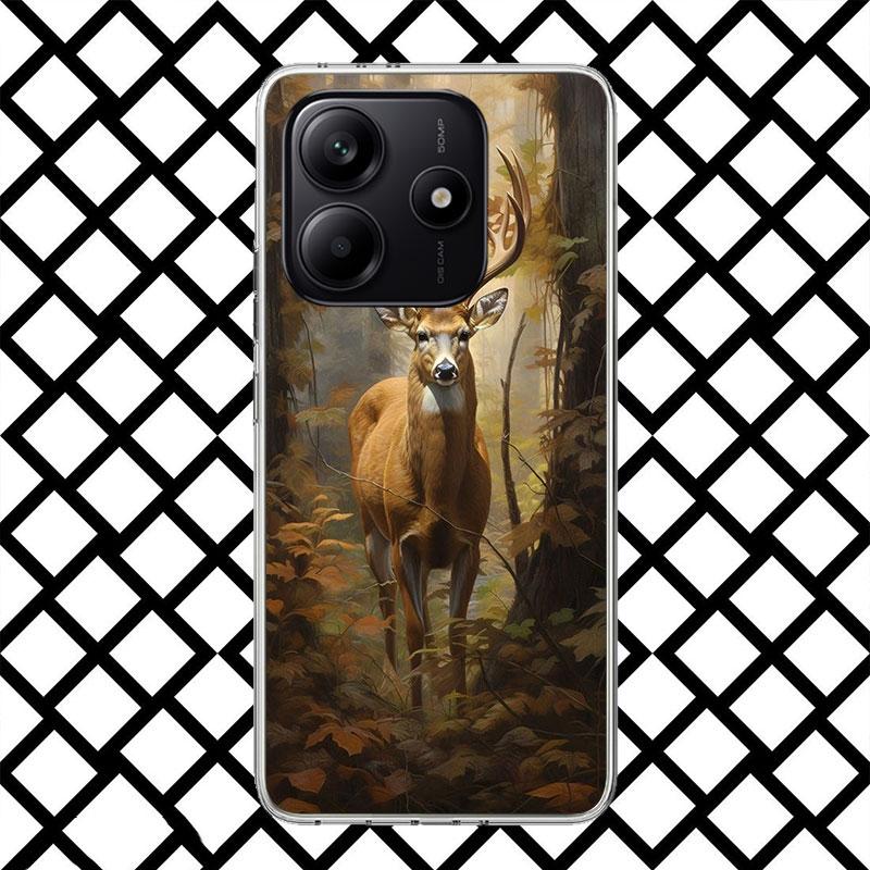 

Deer Hunting Camo Phone Case for Xiaomi Redmi Note 15 14 14S 13 12 12S 11 Pro Plus 11E 11T 11S 10S 5G Soft Cover Fundas Redmi No Redmi Note 12 Pro 5G