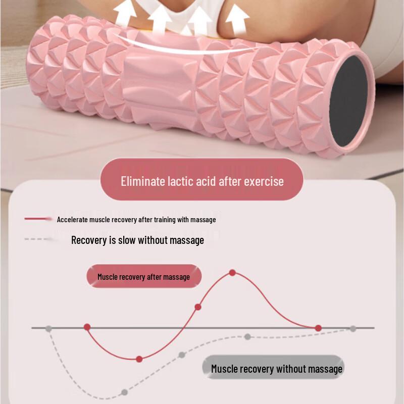 Diamond Hollow Yoga Foam Roller 2-Pack