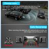 4-channel 360° Panoramic Dash Cam with 3.0-inch HD Display, Wide Angle, Super Night Vision, WiFi Connection, Loop Recording and