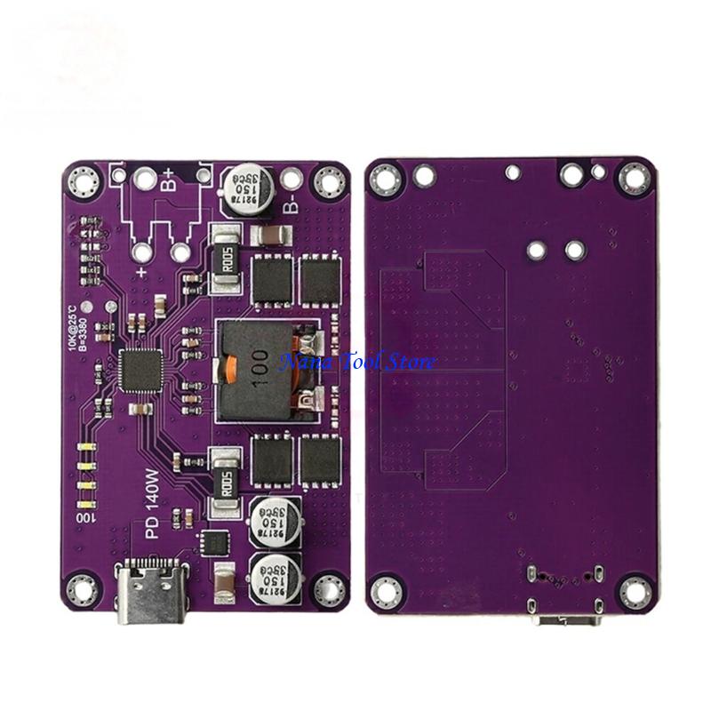 

31GJ Universal Lithium Batteries Charging Module 140W Type C PD3.1 QC3.0 Bidirectional Power