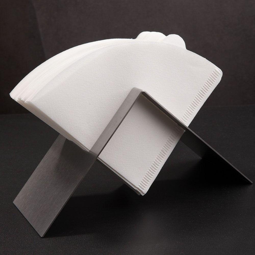Stainless Steel Coffee Filter Holder V-Shaped Filter Paper Holder Kitchen