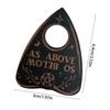 1/3Pcs Retro Mini Ouija Board Wooden Divination Pendulum Board Engraved Magic Board Ornament Metaphysical Wiccan Altar Supplies