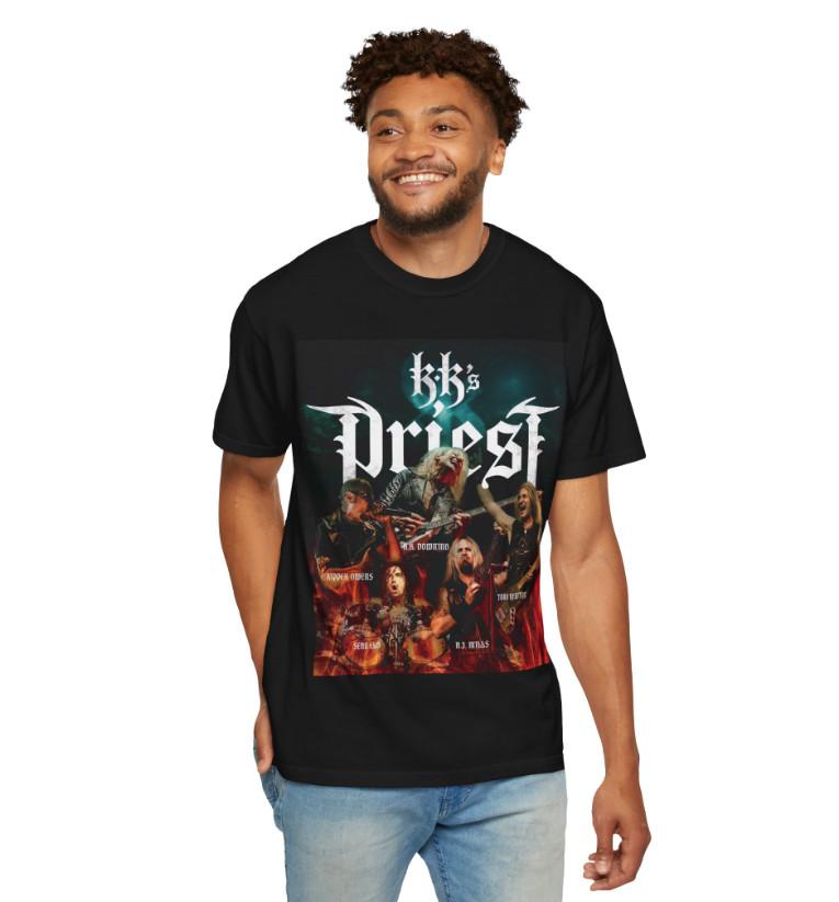 

Hellfire Legacy Tour 2024 Tee – KK’s Priest x Accept Vintage Metal Shirt Front Unisex T-Shirt XL