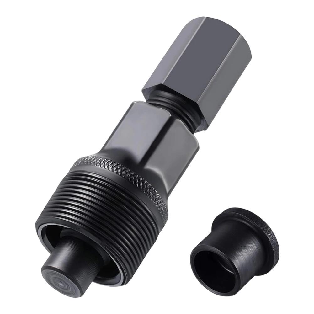 Bicycle Crank Puller Removing Tool Square Tapered Pedal Repair Tool Removal Tooth Plate MTB Bike Crank Single Puller Gear чёрный