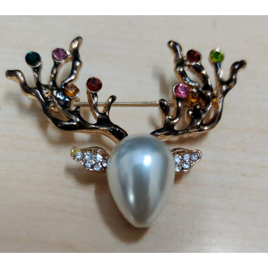 @ Beautiful Deer Brooch Pin For Women Dresses Gown Shawl Wedding Engagement SM104-60% OFF