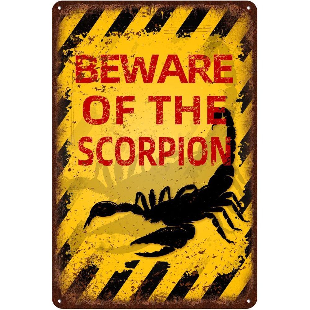 Beware of Animal Silhouette Aluminum Signs Metal Warning Plates