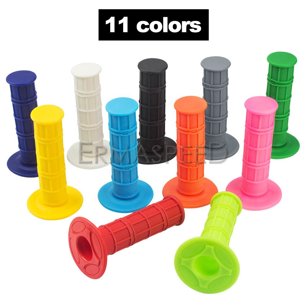 7/8"; 22mm 25mm Motorcycle Hand Grips Non-slip Rubber Bar End Handlebar Throttle Grips Universal Sport Dirt Bike Motocross