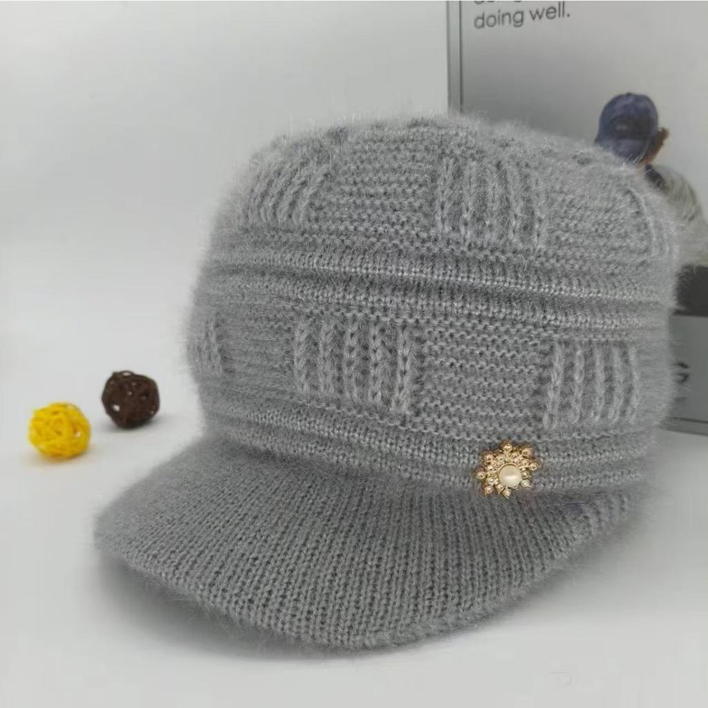 Warm Hat, Ear Protection Hat, Women's Hat, Woolen Hat, Cold Hat, Warm Knitted Hat