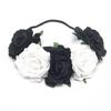 Bridal Holiday Wreath, Simulation Rose Flower Headband, Christmas Mardi Gras Ball Party Head
