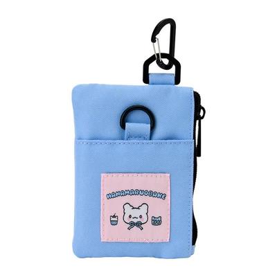 Sanrio HANAMARUOBAKE Ausweishülle Blau (Pastellfarbene Süßigkeiten Pop) Japan NEU