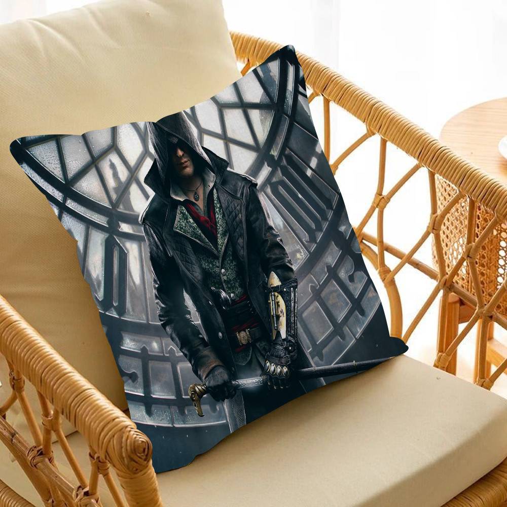 A-Assassin s Creedes Cushion Cover Car Throw Pillow Case For Sofa Car Christmas Gift