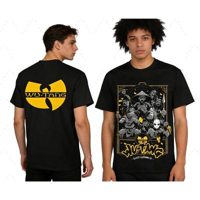 WU-TANG Clan Album Poster Peripherals Printed T Shirts Men Women Oversized Y2k Classic Street Hip Hop Music Fashion Famale Male Clothing