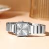 Gadi Elegant Stainless Steel Square Watch For Women With Water Resistance And Quartz Movement