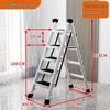 3-Step Telescopic Folding A-Frame Ladder – Lightweight and Multi-Functional Stool