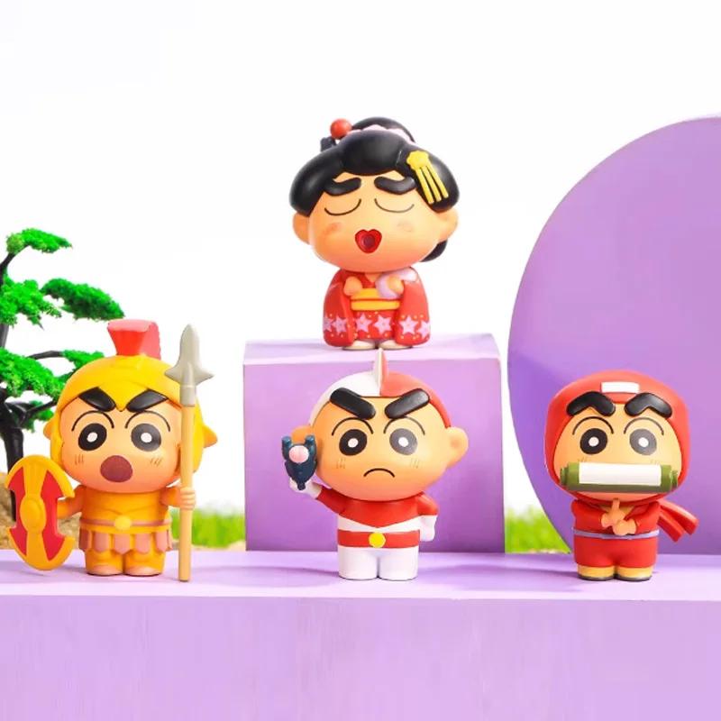 Shinchan Gashapon Capsule Toy Shinnosuke Nohara Family Figure Shiro Himawari Misae Hiroshi Tsuru Mini Figurine Ornaments Gifts